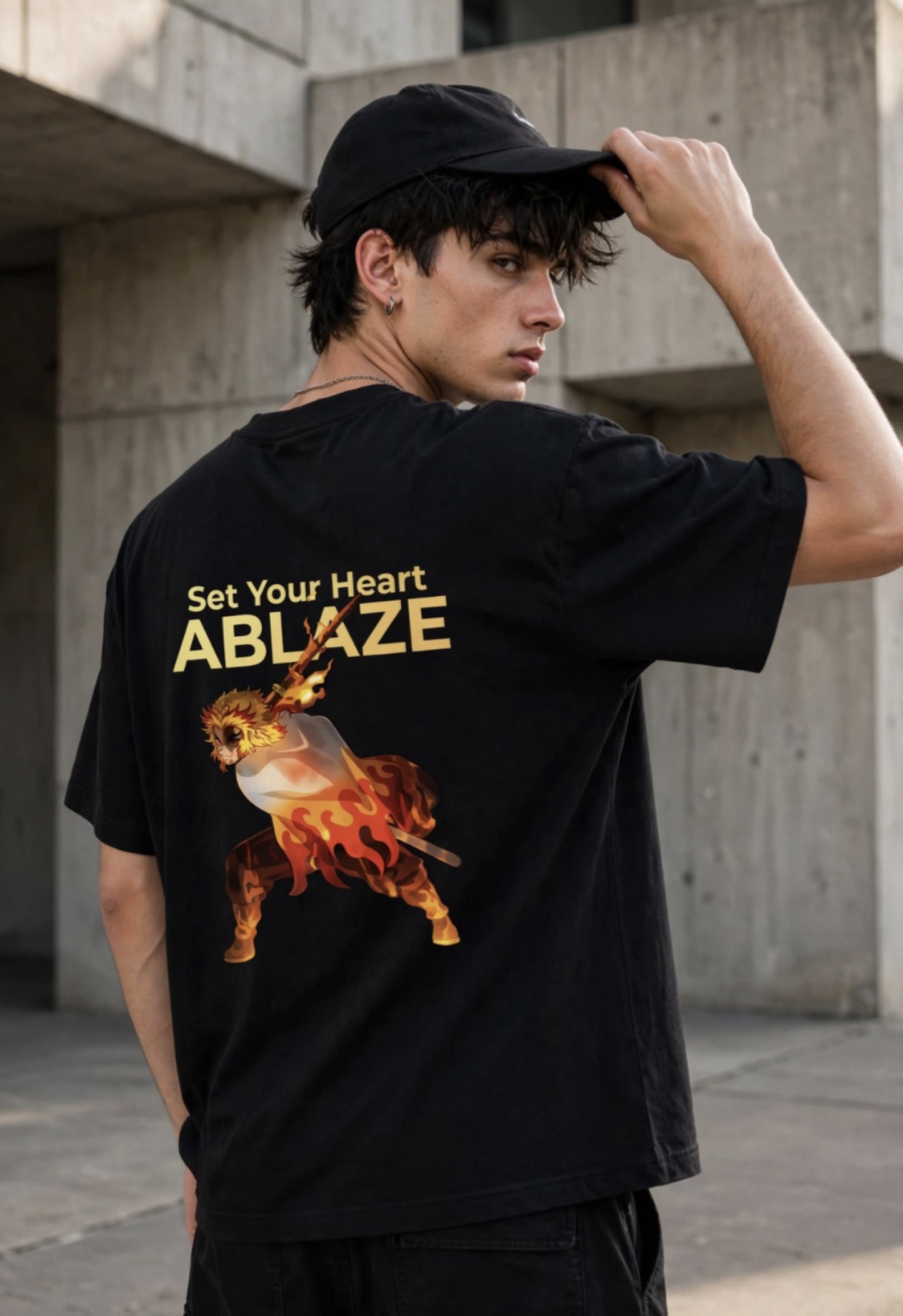 Oversized T-Shirt (Rengoku Edition)